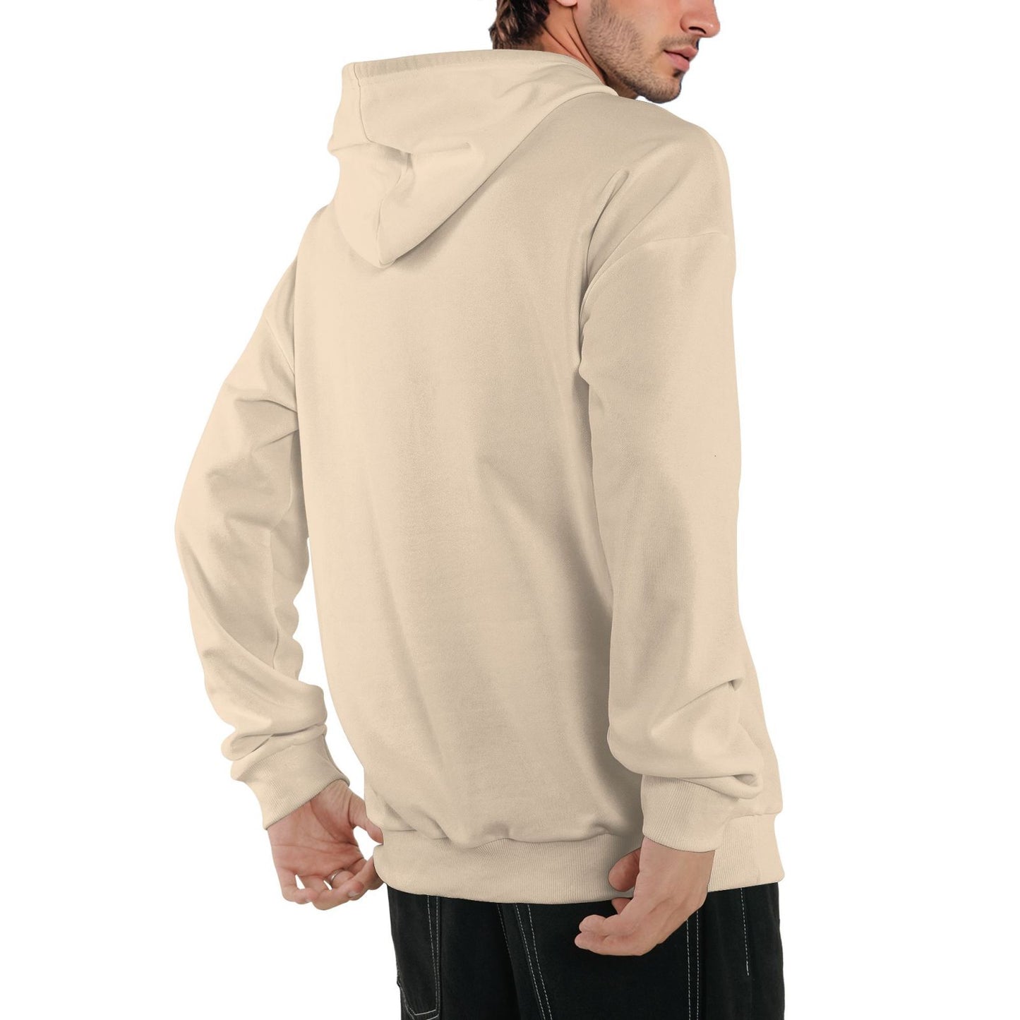 Custom Men's winter fleece hoodie