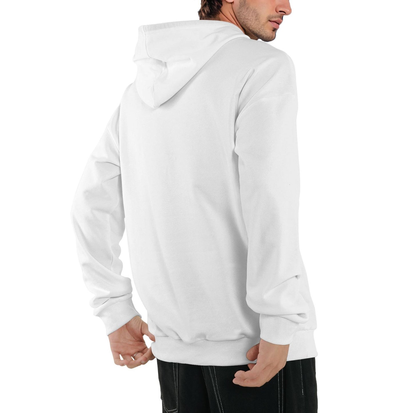 Custom Men's winter fleece hoodie