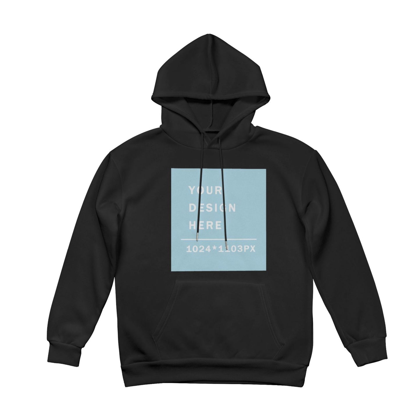 Custom Men's winter fleece hoodie