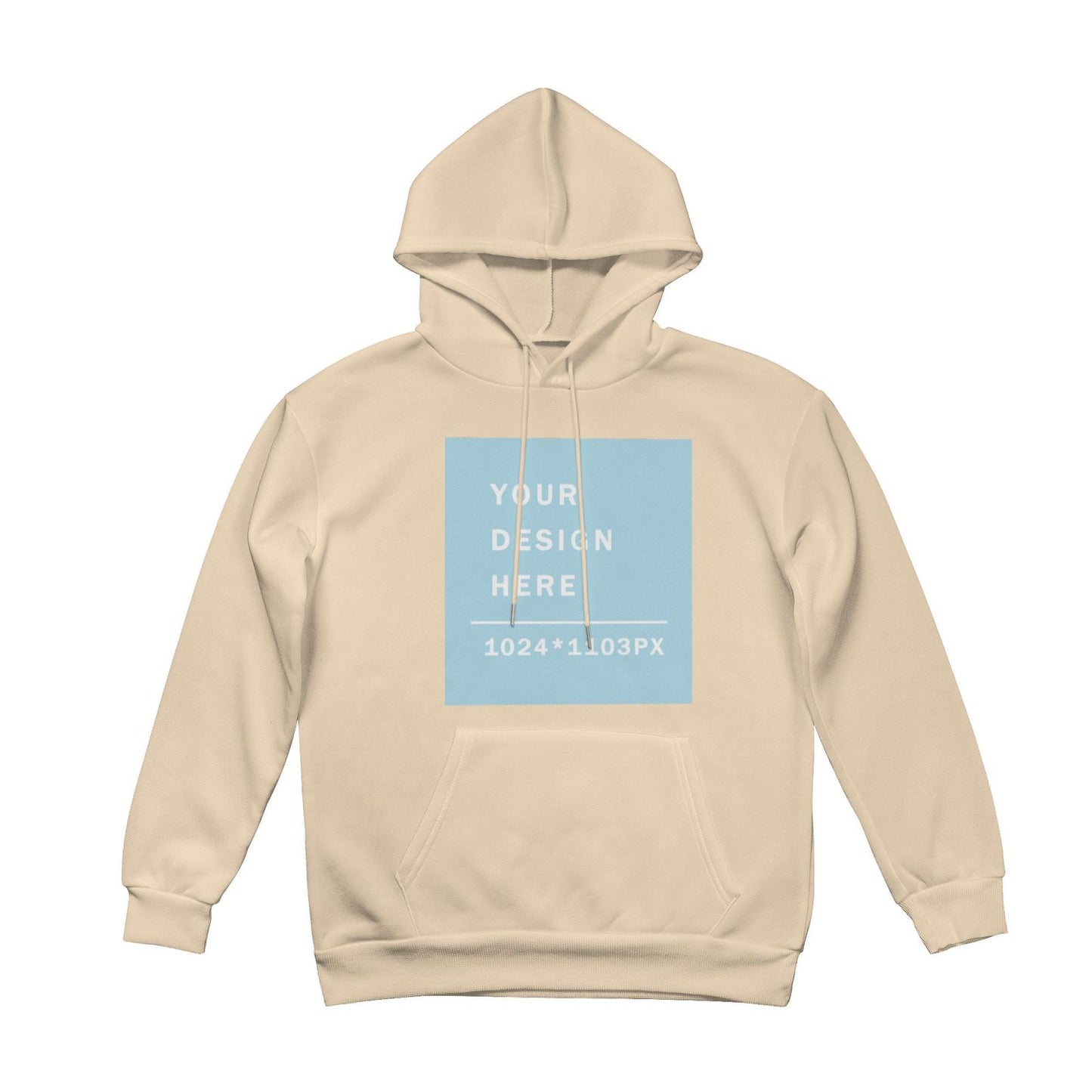 Custom Men's winter fleece hoodie