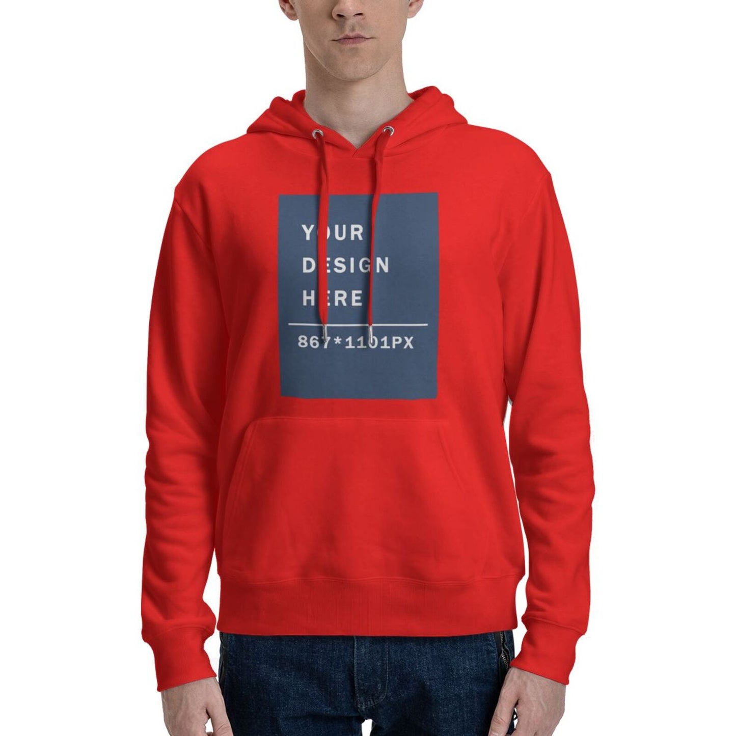 Custom Men's Pure warm Cotton  fabic Hoodie