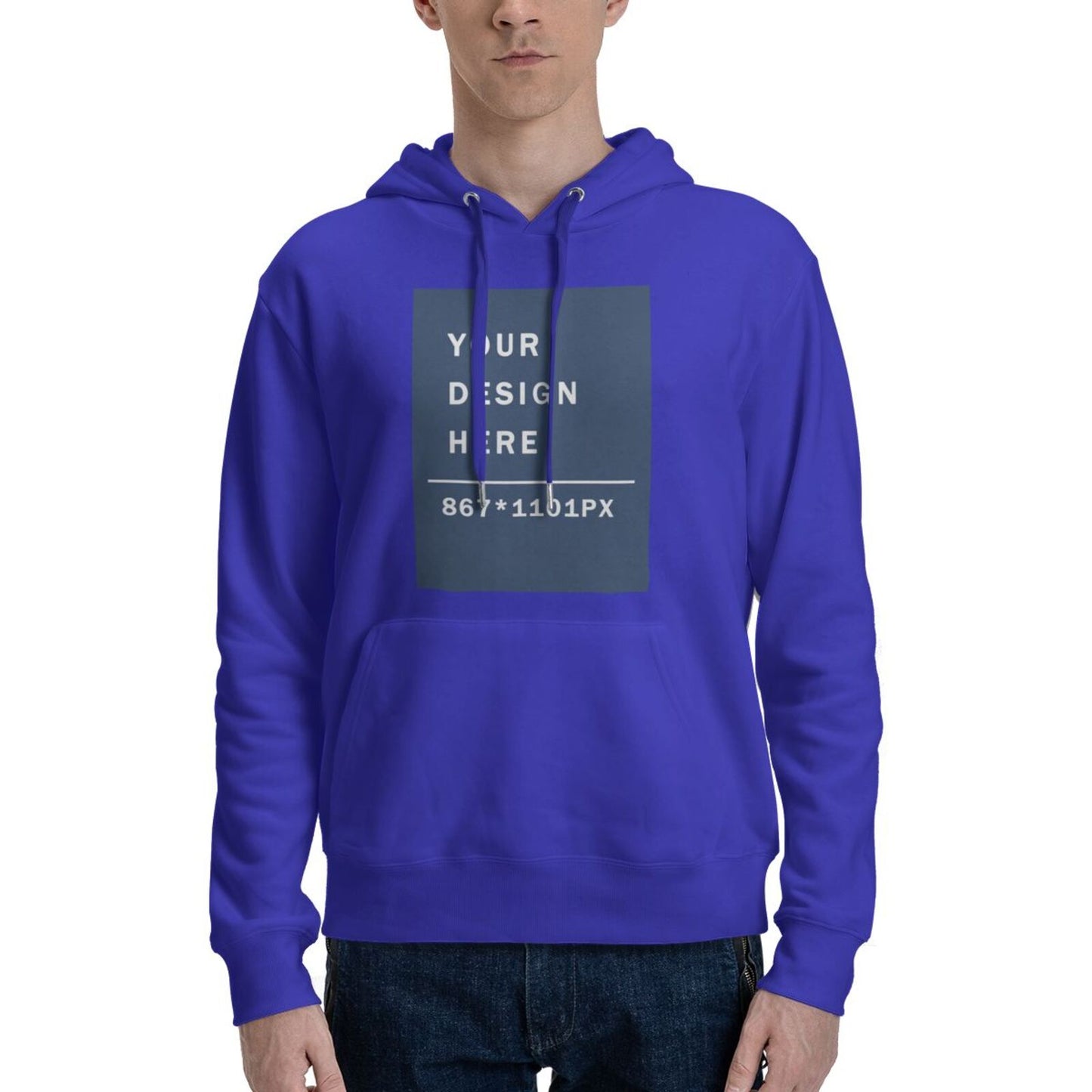 Custom Men's Pure warm Cotton  fabic Hoodie