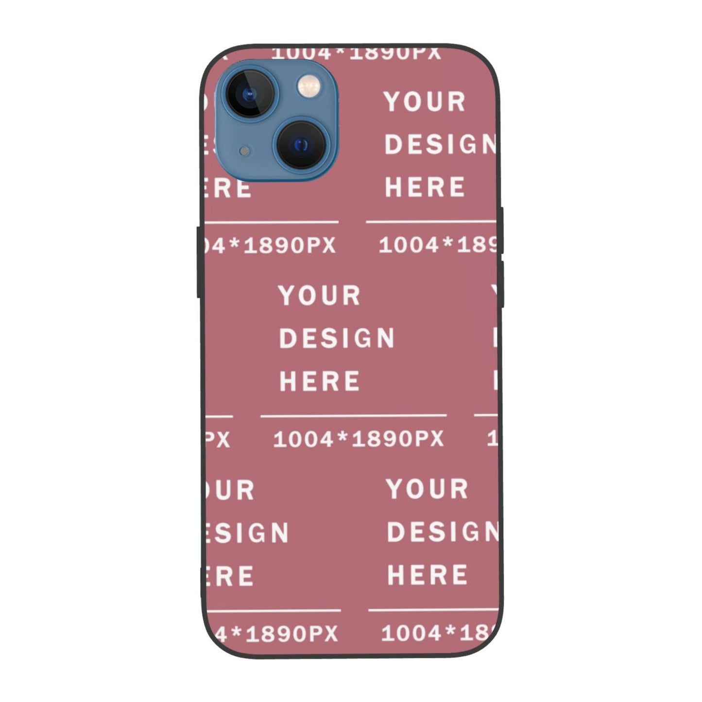 Customized iphone PC case For 13 iPhone (Two cameras)