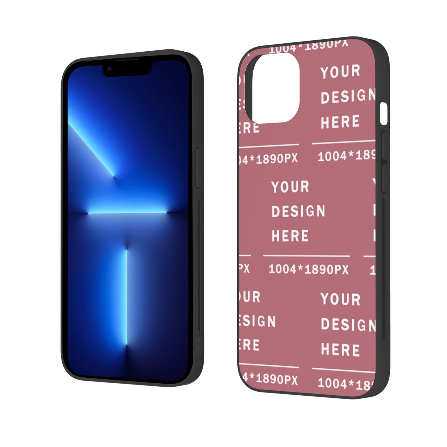 Customized iphone PC case For 13 iPhone (Two cameras)