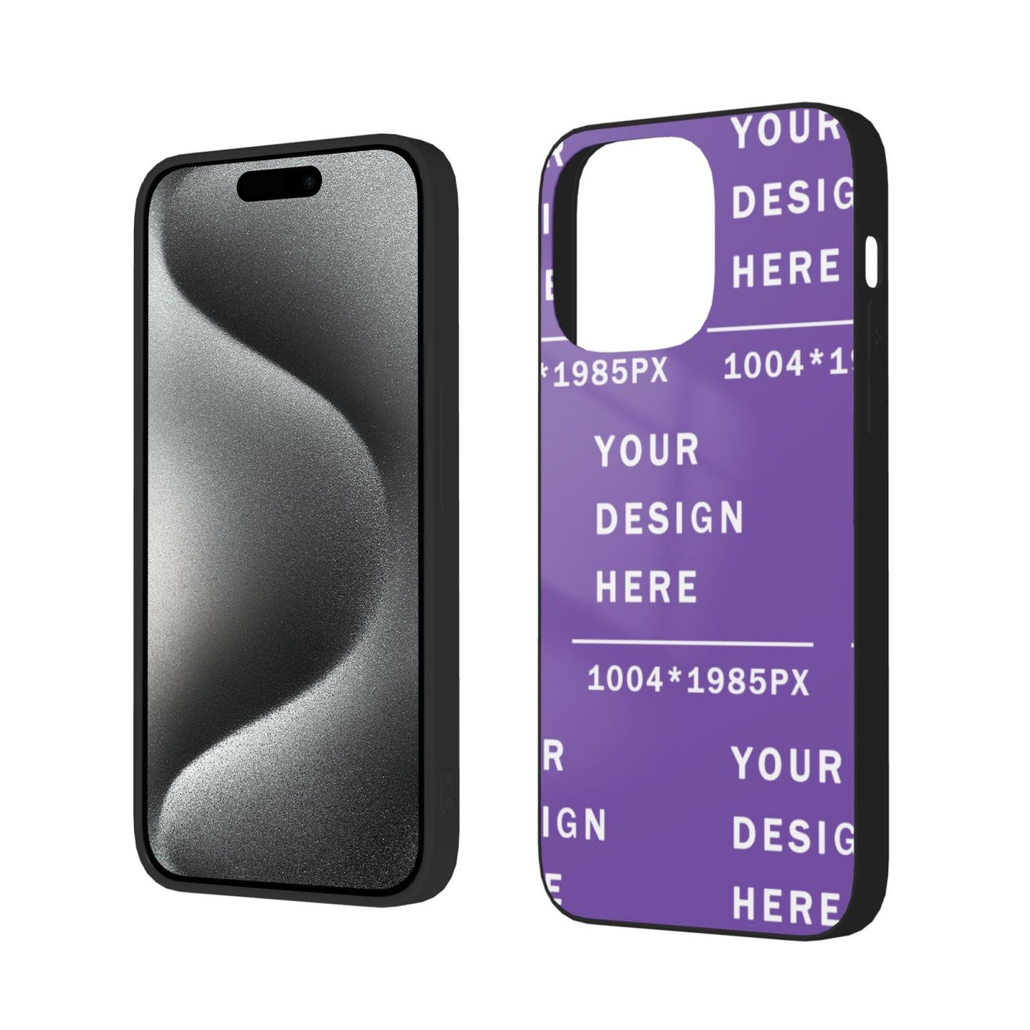 Customized  Iphone 15 Soft Glass Case(three cameras)