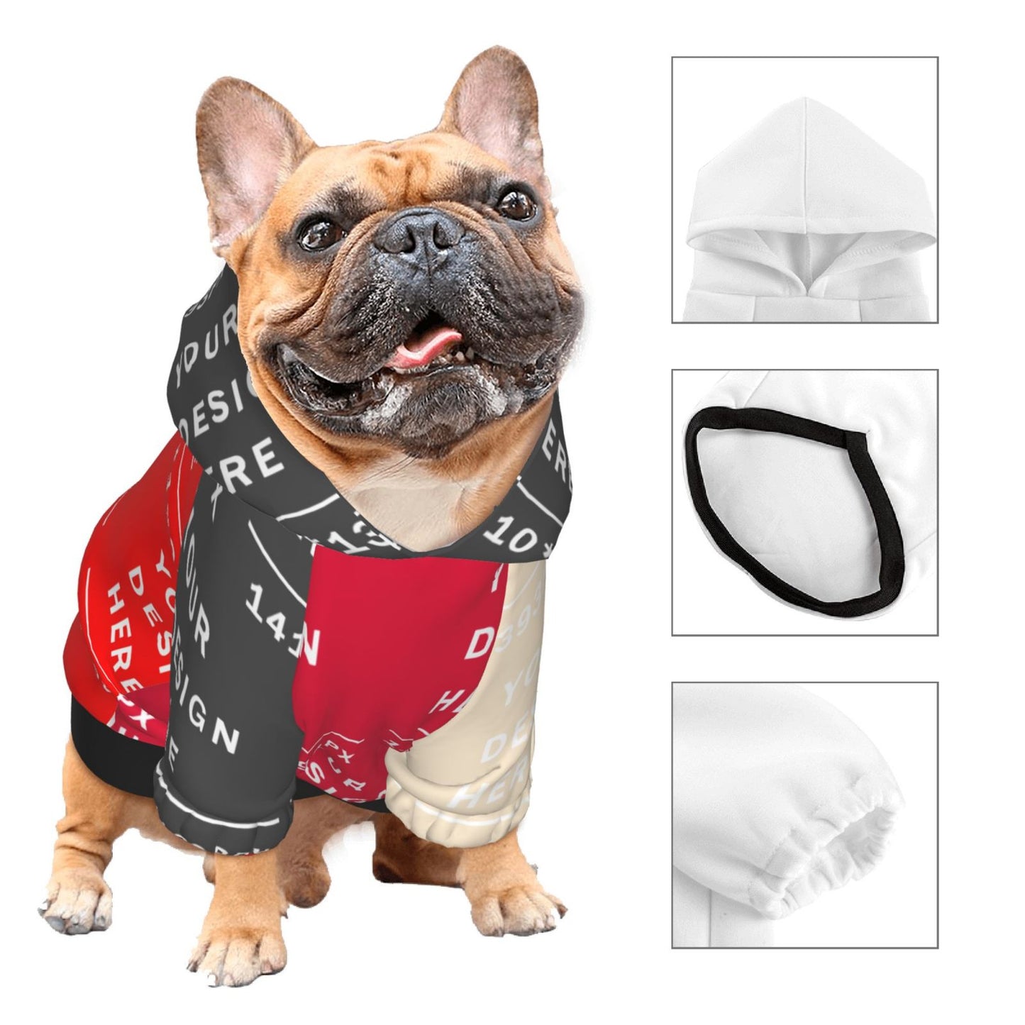 Customized Small Pets Wear Hoodies (multifaced design)