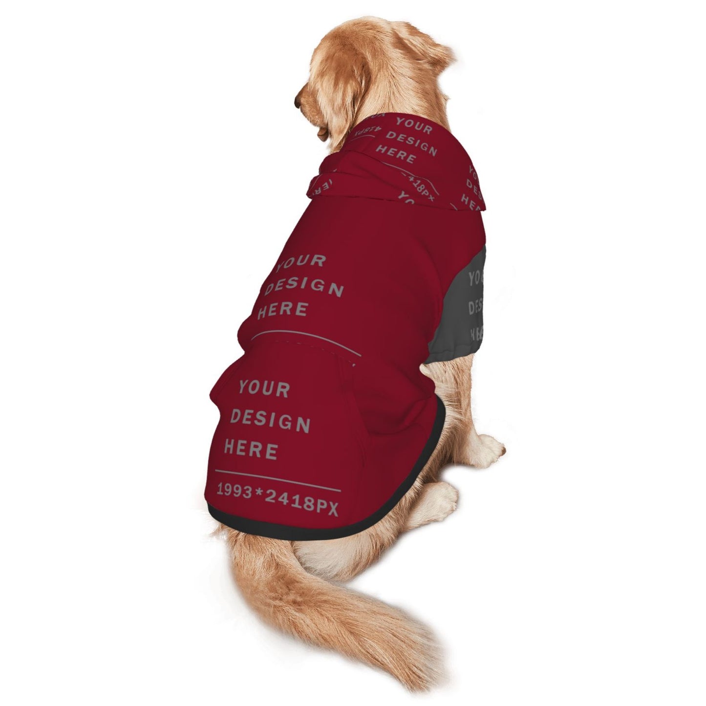 Customized Large Pets Wear Hoodies (multifaced design)