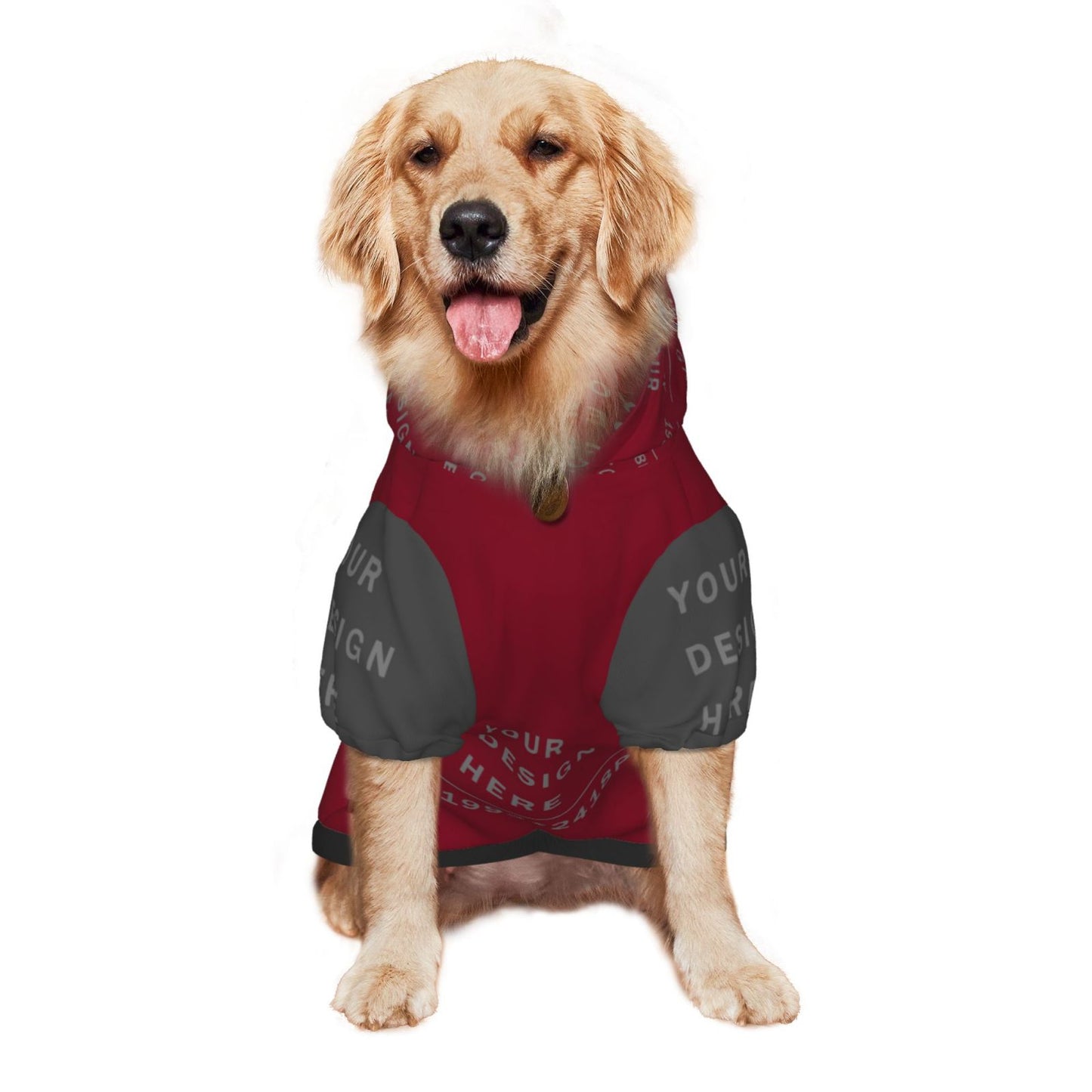 Customized Large Pets Wear Hoodies (multifaced design)