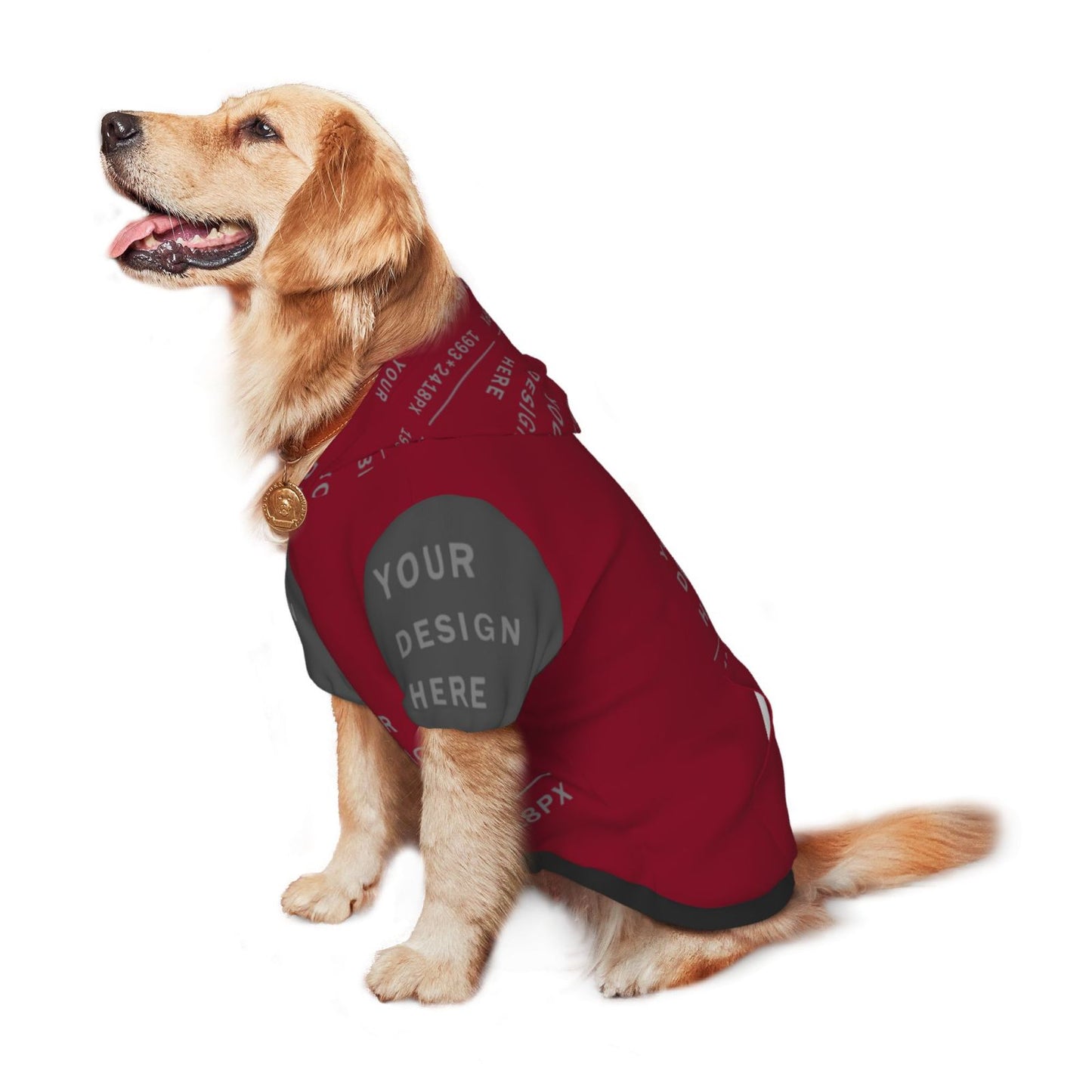 Customized Large Pets Wear Hoodies (multifaced design)