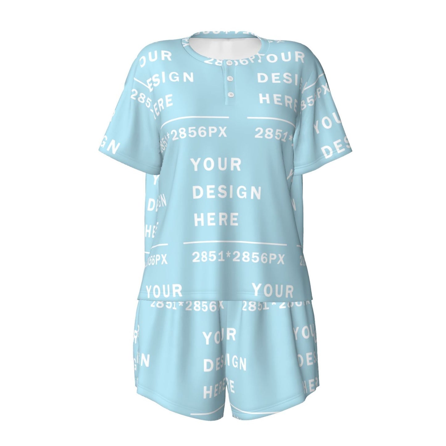 Custom  Women's Short-Sleeved Pajama