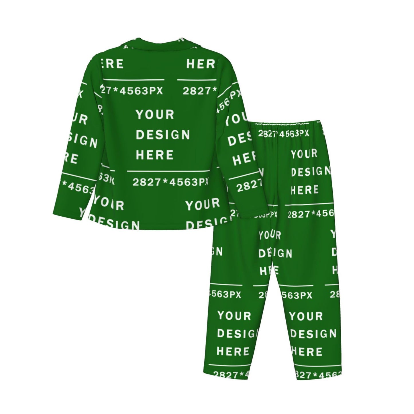 Custom  Women's Long-Sleeved Pajama Set